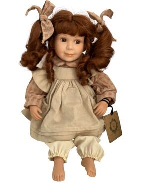 Boyds Bears Doll WENDY Red Head Hair PORCELAIN Ltd  1999 collectible Gift